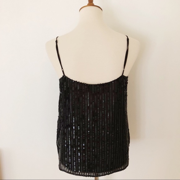 L'Agence Gabriella Sequin Camisole Tank Top Sz S - Picture 6 of 8